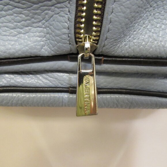 VALENTINA Black Pebbled Leather Convertible Backpack Sling Bag Bag 11\
